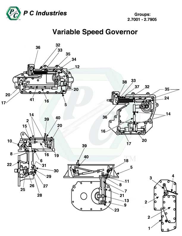 Variable Speed Governor Series 149 Detroit Diesel Engines Catalog