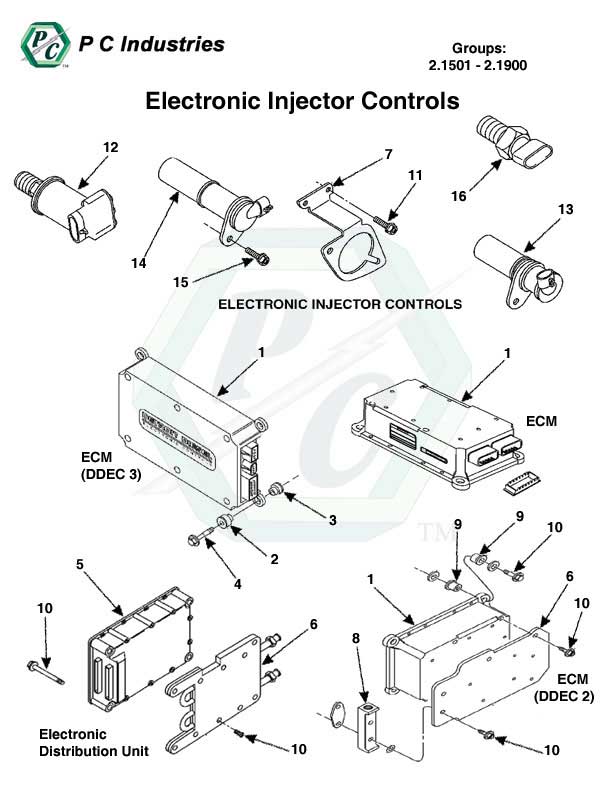 Electronic Controls - Series 60 Detroit Diesel Engines Catalog Page 104