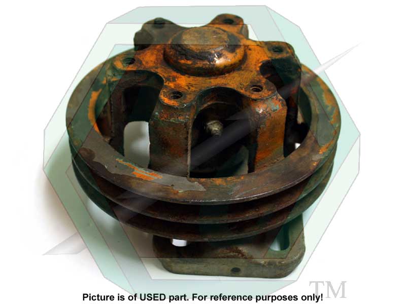 Pulley & Hub, 2 Groove 7.5 in. Dia.